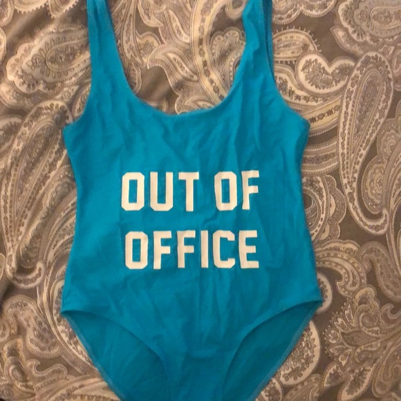 One Piece Swimsuit “Out of Office” - Picture 4 of 4